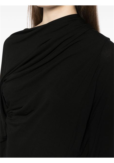 Black wind long-sleeved top Helmut lang - women HELMUT LANG | O07HW504001